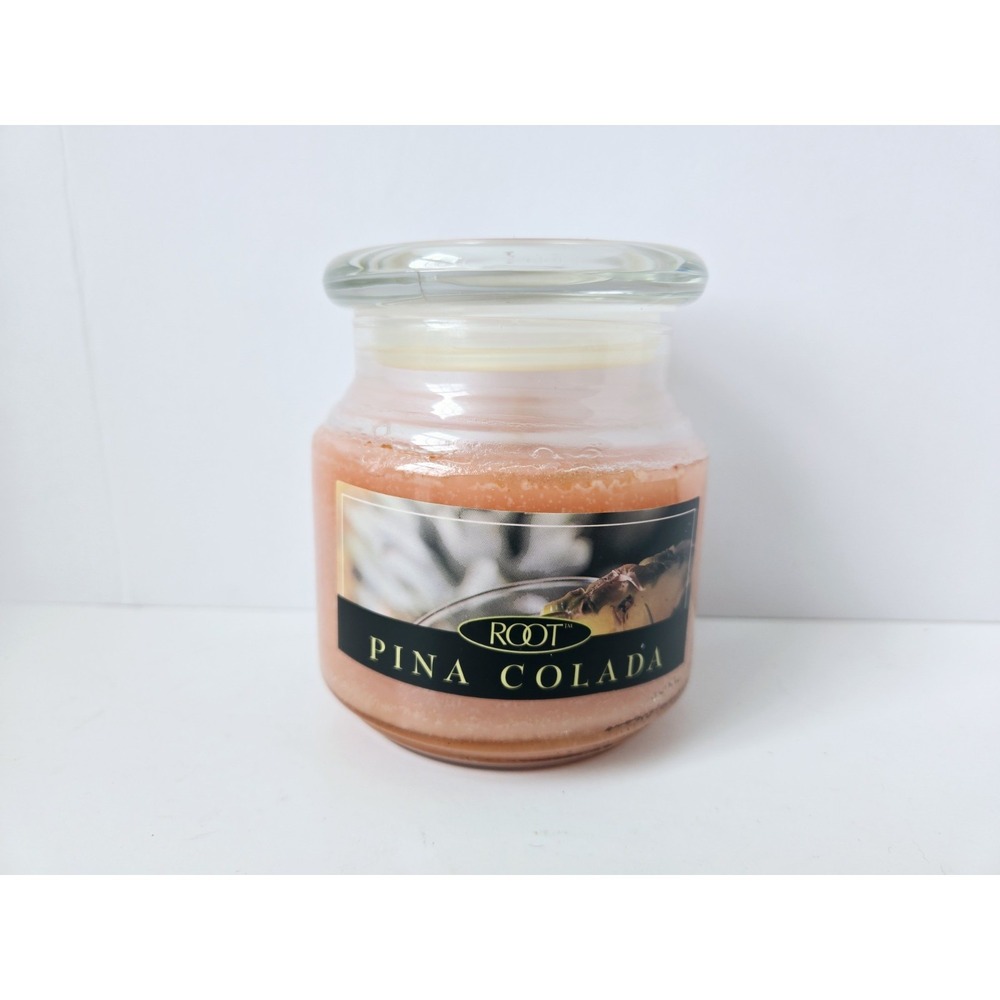 Root candle glass jar unburnt  Queen Bee Jars A. I‎ Root Pina Colada